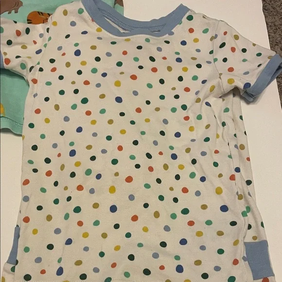 Old Navy Toddler Boy Size 5T Colorful Dot & Animal theme Pajama BUNDLE set - Picture 3 of 9